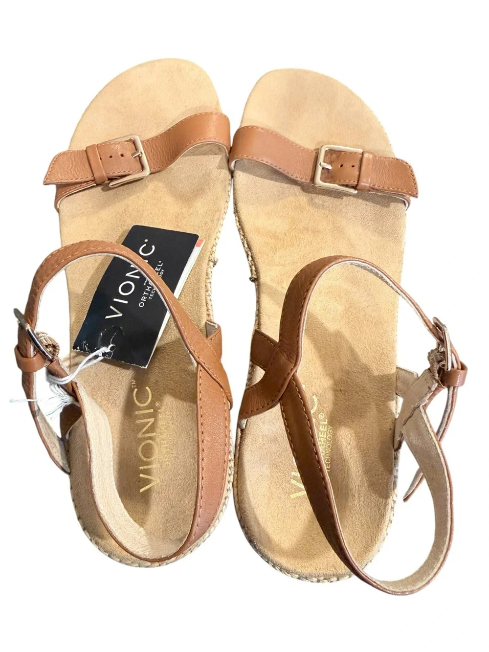 Vionic Enisa Orthotic Wedge Sandals size 9
